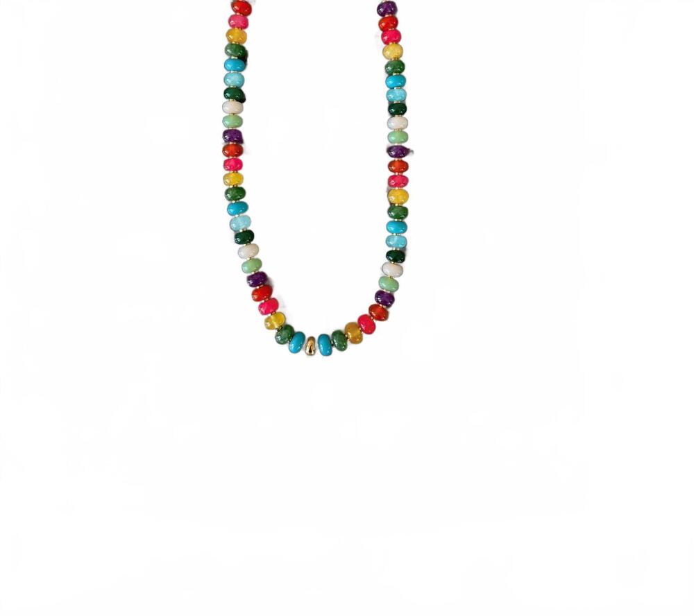 NEW CHANSUTTPEARLS women's hazel necklace in rainbow